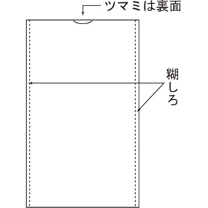 シンリョウ プリンター薬袋 無地 A6 1ケース 2000枚 数量限定